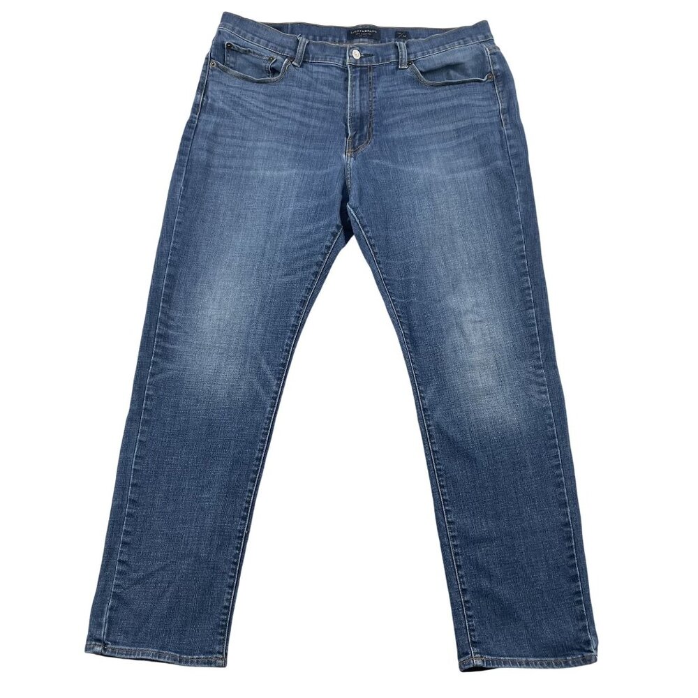 Lucky‎ Brand Jeans Mens 38x32 Blue 410 Athletic Slim Medium Wash Denim